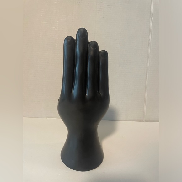 10” Killstar Black Ceramic Palmistry Hand. Halloween Prop - Picture 2 of 4